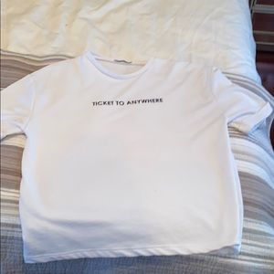 Oversized sweater tee ZARA